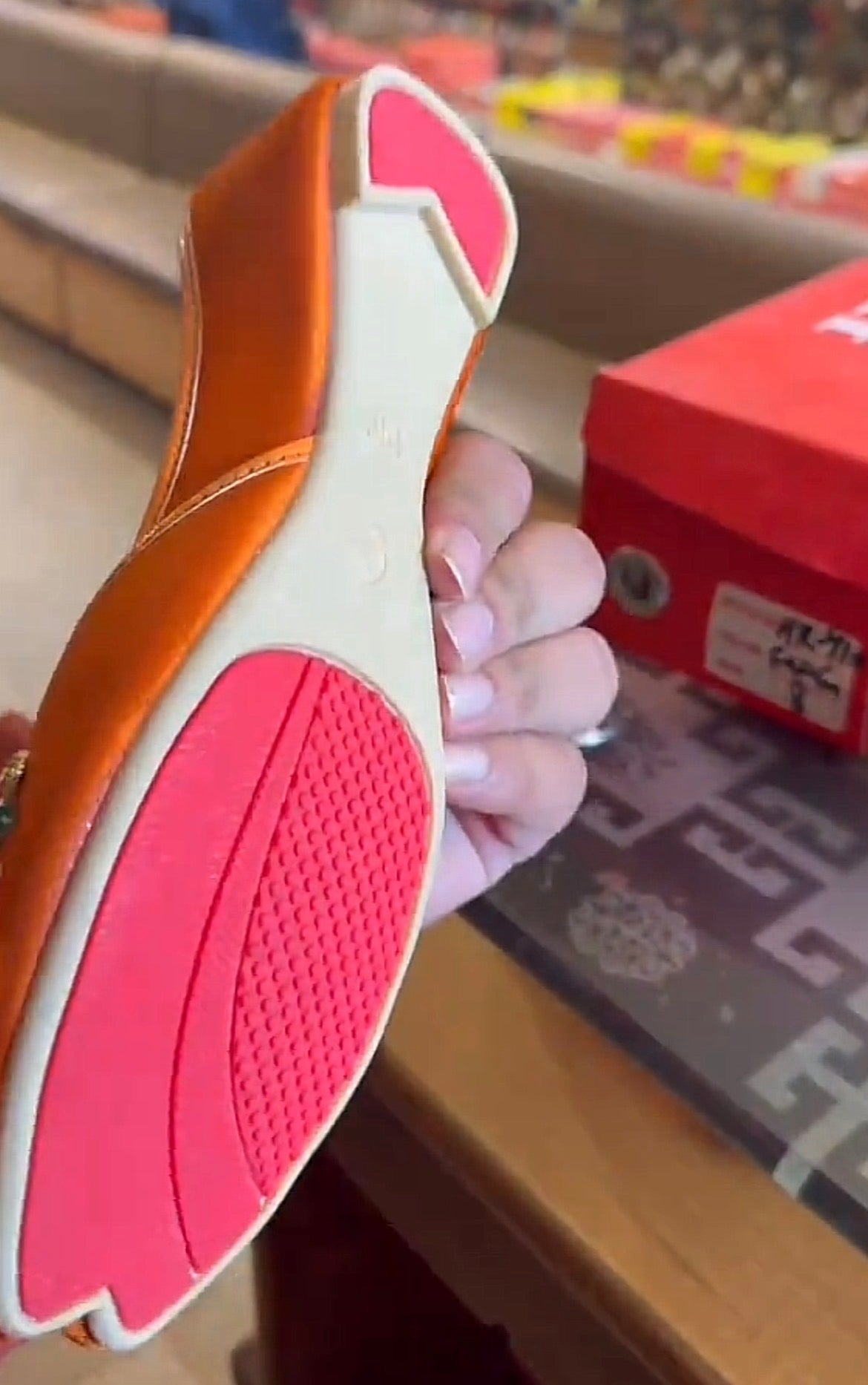 Orange Bliss Medicated Khussa